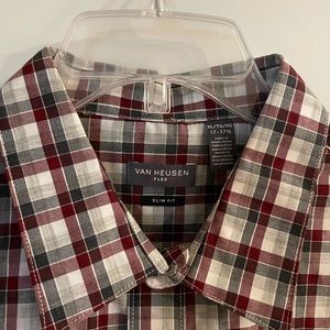 NWOT! Van Heusen button up, XL 17 1/2
